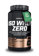 Сироватковий протеїн ізолят BioTech Iso Whey Zero (908 г) caffe latte