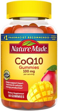 Коэнзим Q10 Nature Made CoQ10 100 mg Gummies 60 жвачек