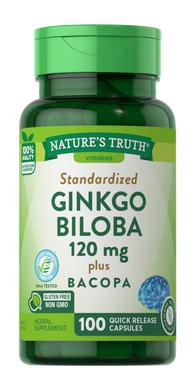 Гинкго билоба Nature's Truth Ginkgo Biloba 120 mg 100 капсул