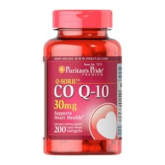 Коензим Q10 Puritan's Pride Q-SORB Co Q10 30 mg 200 капс