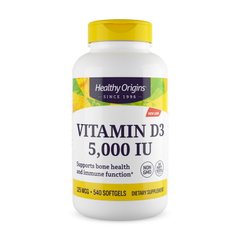 Вітамін D3 Healthy Origins Vitamin D3 5000 IU 540 капсул