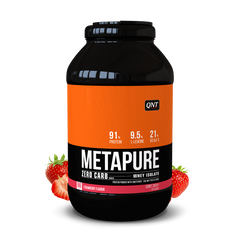 Сироватковий протеїн ізолят QNT Metapure ZC Isolate (2 кг) метапур strawberry