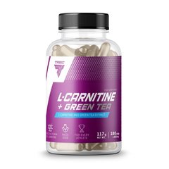 L-карнитин Trec Nutrition L-Carnitine + Green tea 180 капсул