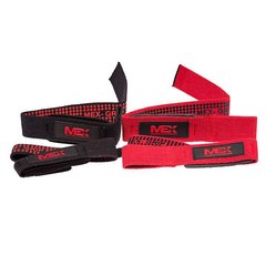 Кистевые лямки для тяги MEX Pro Lift Lifting Straps Красные