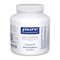 Фитосомы куркумина Pure Encapsulations (CurcumaSorb) 250 мг 180 капсул