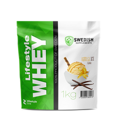 Сывороточный протеин изолят Swedish Supplements Lifestyle Whey 1000 грамм vanilla ice