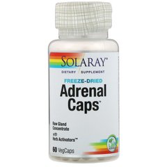 Здоров'я наднирників Solaray Adrenal Caps freze-dried 60 капсул