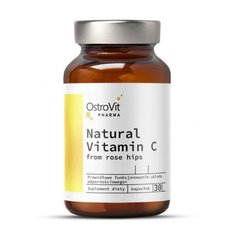 Вітамін C OstroVit Natural Vitamin C from Rose Hips 30 капсул