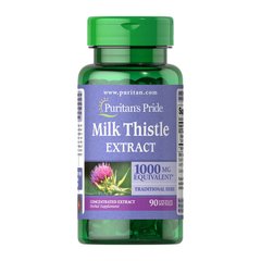 Экстракт расторопши Puritan's Pride Milk Thistle Extract 1000 mg (90 капс)