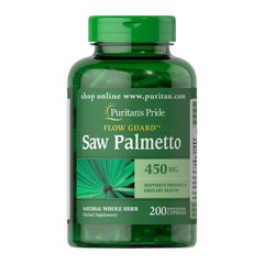 Со пальметто Puritan's Pride Saw Palmetto 450 mg 200 капс