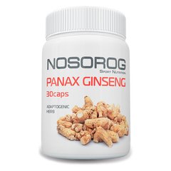 Женьшень екстракт Nosorog Panax Ginseng 30 капс носоріг корінь женьшеню