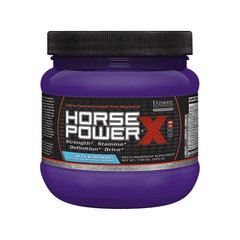 Передтренувальний комплекс Ultimate Nutrition Horse Power X (225 г) хорс blue raspberry