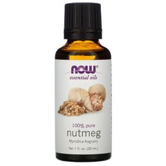 Ефірна олія мускатного горіха Now Foods (Essential Oils Nutmeg) 30 мл