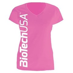 Спортивна футболка жіноча Biotech Women's T-Shirt (розмір XL) рожева