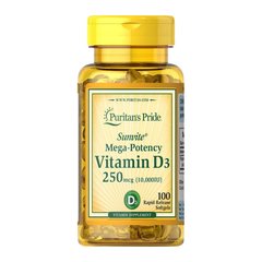 Вітамін Д3 Puritan's Pride Vitamin D3 250 mcg (100 капс)
