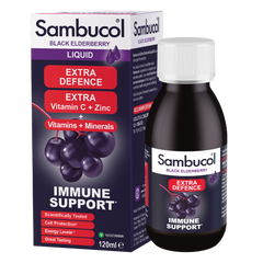 Витамины для иммунитета Sambucol Extra Defence Liquid 120 мл