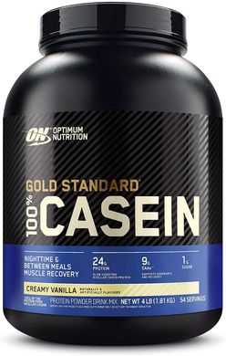 Казеїн Optimum Nutrition 100% Gold Standard Casein (1,8 кг) ваніль