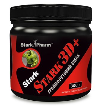 Передтренувальний комплекс Stark Pharm 3D +(DMAA/PUMP) (300 г) grapefruit