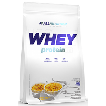 Сироватковий протеїн концентрат AllNutrition Whey Protein (900 г) Creme Brulle
