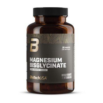 Магній Біогліцинат BiotechUSA Magnesium Bisglycinate Organic 90 Капсул