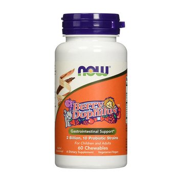 Пробіотик для дітей Now Foods Kids Berry Dophilus (60 шт)