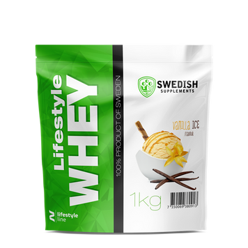 Сироватковий протеїн ізолят Swedish Supplements Lifestyle Whey 1000 грамм vanilla ice