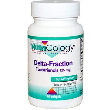 Дельта-фракція токотрінол, Delta-Fraction Tocotrienols, Nutricology, 125 мг, 90 кап.