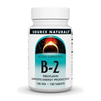 Вітамін B-2 Source Naturals Vitamin B-2 100 mg 100 таблеток