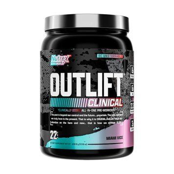 Передтренувальний комплекс Nutrex Outlift Clinical 629 г Miami Vice