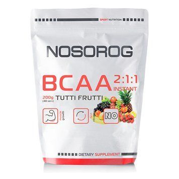 БЦАА Nosorog BCAA 2: 1: 1 200 г носоріг туті Фрутті