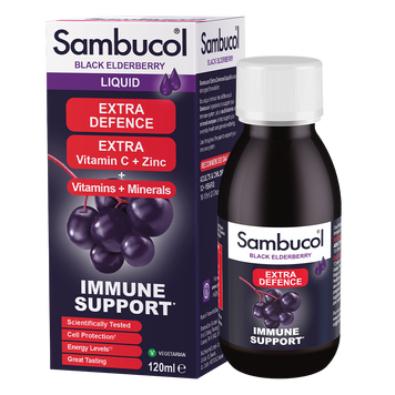 Вітаміни для імунітету Sambucol Extra Defence Liquid 120 мл