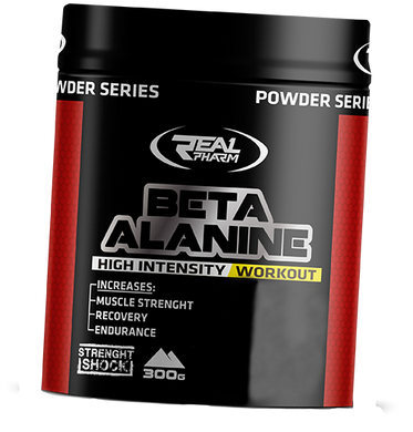 Бета аланін Real Pharm Beta Alanine Powder 300 грам Полуниця-Кавун