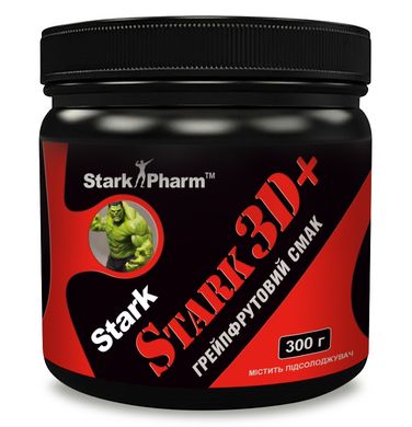 Передтренувальний комплекс Stark Pharm 3D +(DMAA/PUMP) (300 г) grapefruit