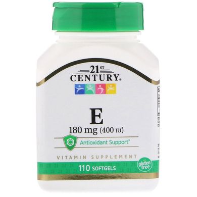Витамин Е 21st Century Vitamin E 180 mg (400 IU)