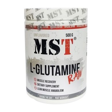 Глютамин MST L-Glutamine Raw 500 г без вкуса