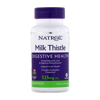 Экстракт молочного чертополоха Natrol Milk Thistle 525 mg (60 капс)