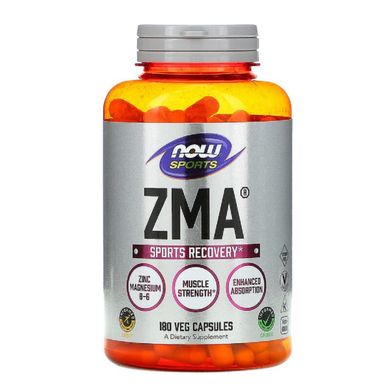 Спортивное Восстановление после тренировки, ZMA, Now Foods, 180 капсул