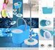 Турбо-швабра с ведром и отжимом 360&deg; Spin Mop телескопическая ручка 77&ndash;115 см 10 л микрофибра