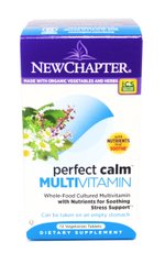 Успокоительные Мультивитамины, Perfect Calm, New Chapter, 72 таблетки