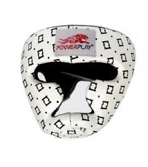 Боксерский шлем тренировочный PowerPlay 3044 белый XL