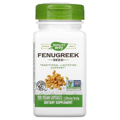 Пажитник, Fenugreek Seed, Nature's Way, 610 мг, 100 капсул