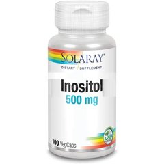 Инозитол Solaray Inositol 500 mg 100 капсул