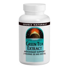 Екстракт зеленого чаю 500мг, Source Naturals, 120 таблеток