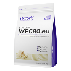 Сироватковий протеїн концентрат OstroVit Standard WPC 80 2270 г White Chocolate