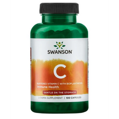 Вітамін C Swanson Immune Health Buffered Vitamin C with Bioflavonoids 100 капсул