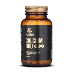 Комплекс вітамінів Grassberg Calcium 600 D3 + Zn + K 60 таблеток
