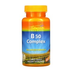 Комплекс вітамінів групи Б Thompson Vitamin B-50 Complex 60 капсул