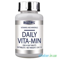 Комплекс витаминов Scitec Nutrition Daily Vita-Min (90 таб) скайтек дейли витамин