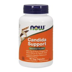 Комплекс для кишечника Now Foods Candida Support (90 капс) кандида