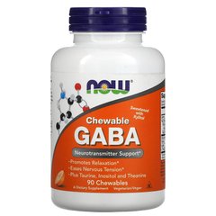 ГАМК Now Foods GABA 250 mg 90 таблеток